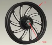 customized machining of front and rear wheels of motorcycles1